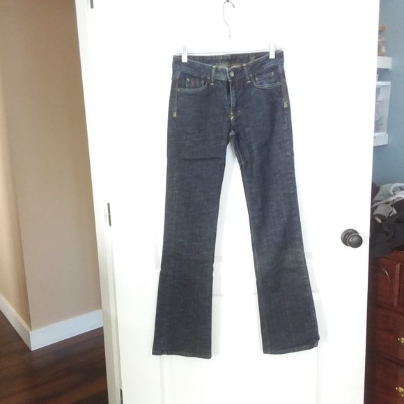 3GR 3 Girls Running low rise bootcut 28x33 like new - Picture 3 of 8